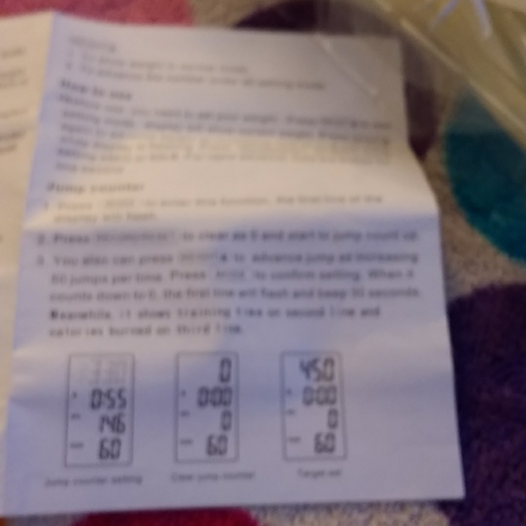 NIB Ariel digital jump rope by GE - Picture 8 of 9